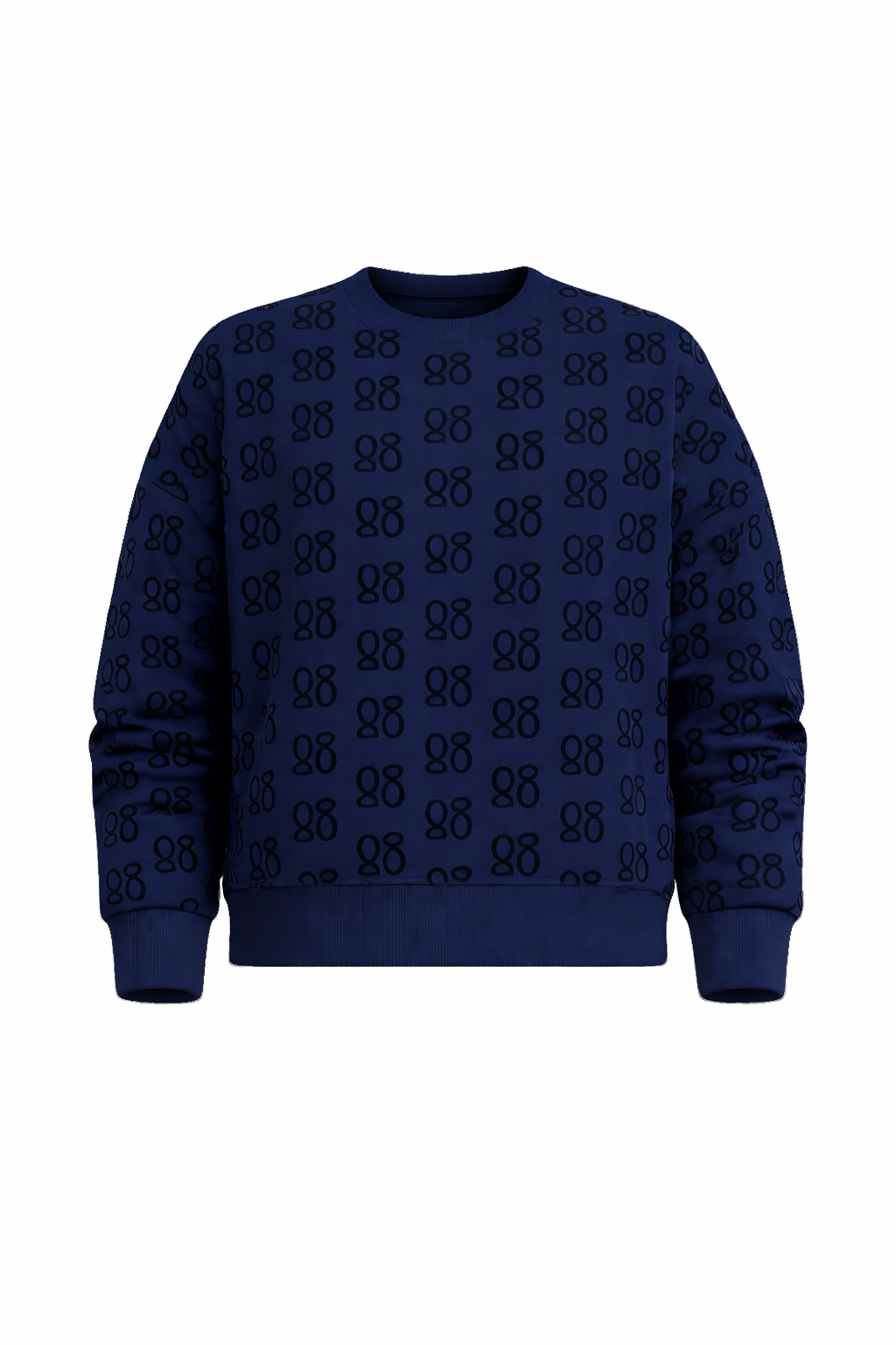 LOGO CONTRAST SWEAT TOP