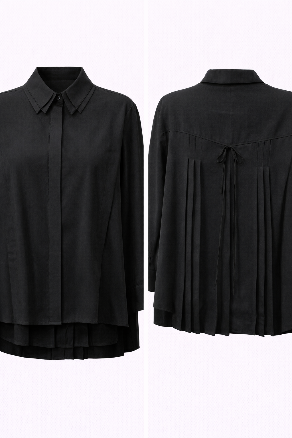 THE SOFT PLEAT BACK BLOUSE