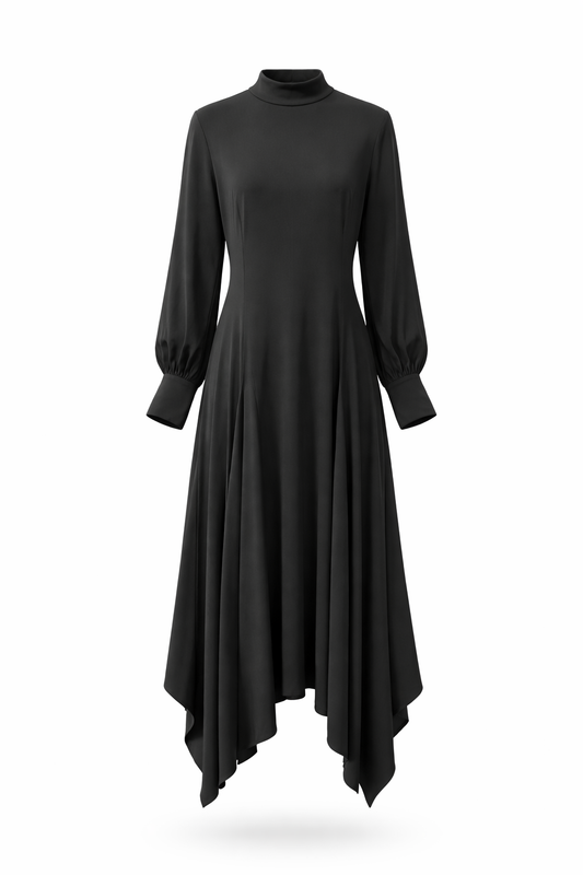 EXQUISITE SOLID DRESS
