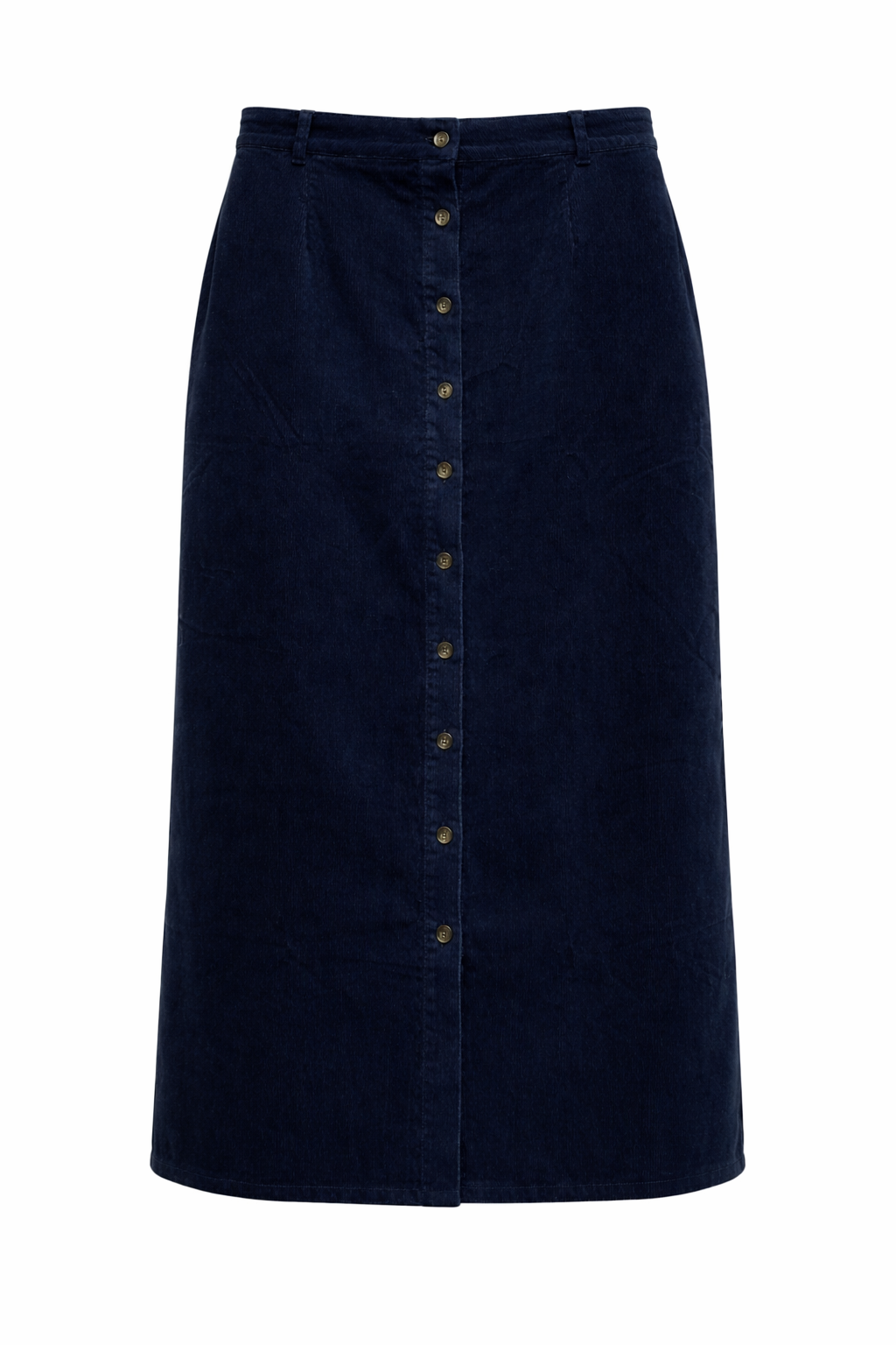 CORD BUTTON SKIRT