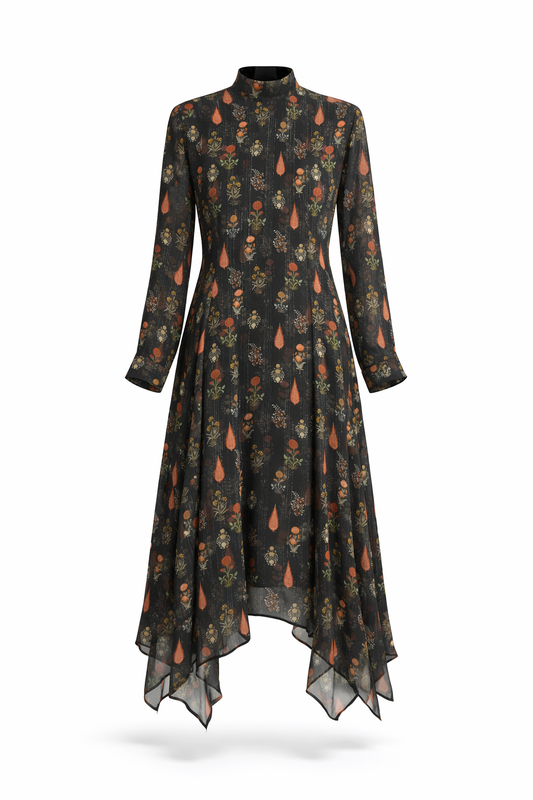 EXQUISITE PRINT DRESS