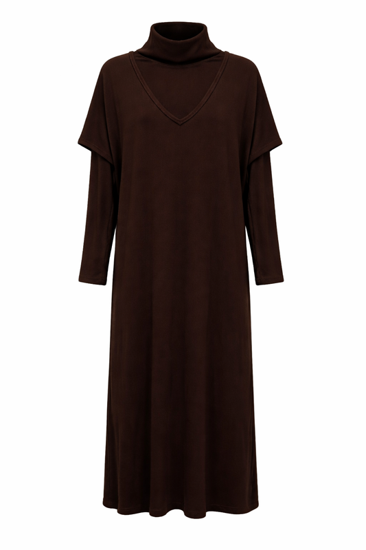 RIBBED EASE DRESS SET