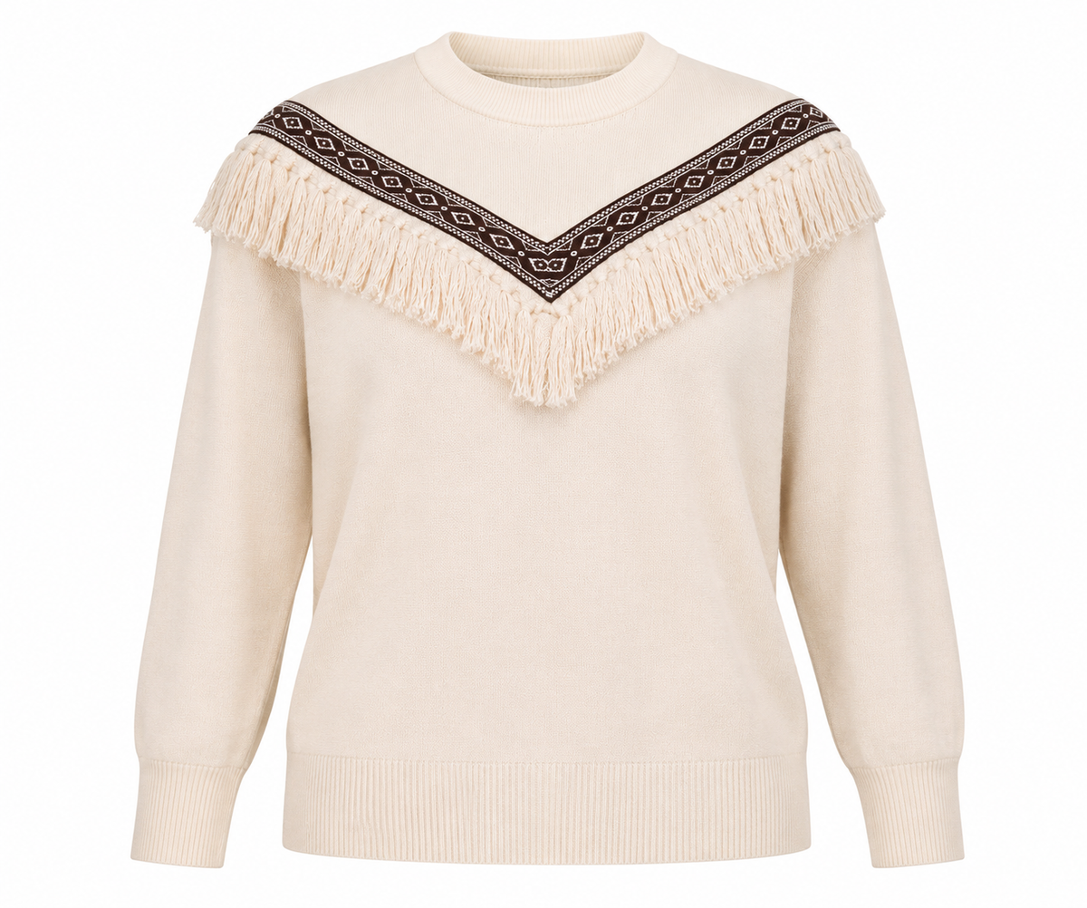 COWGIRL FRINGE SWEATER
