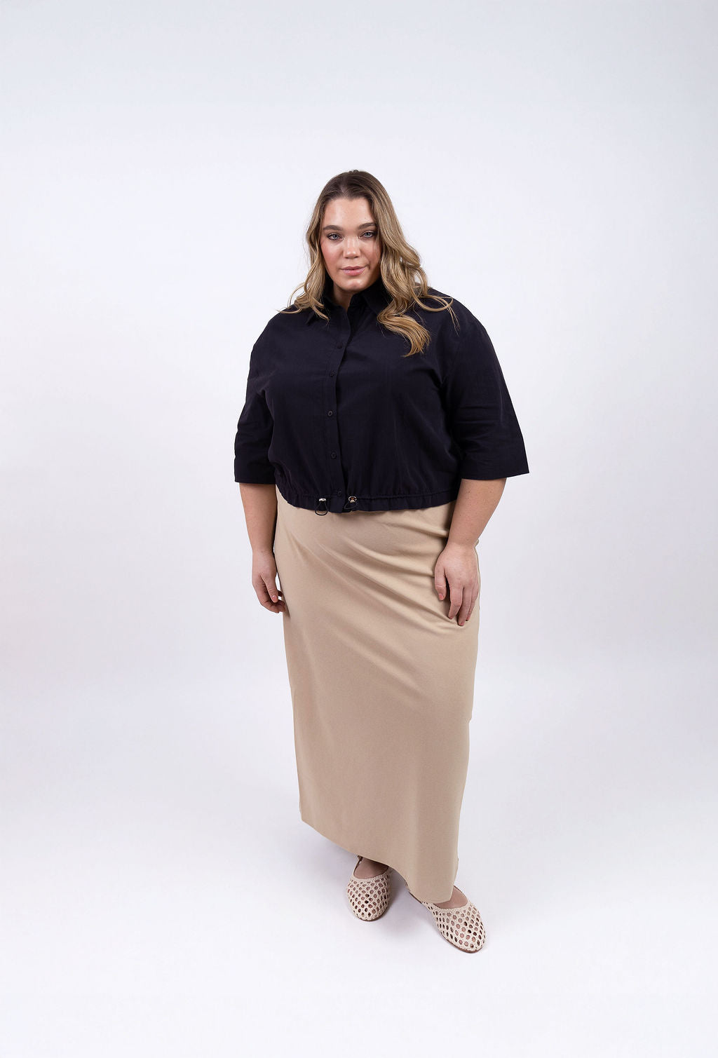 SLIM A-LINE SKIRT