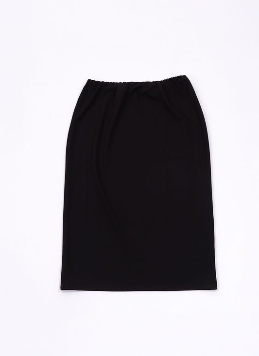 SOLID STRAIGHT SKIRT