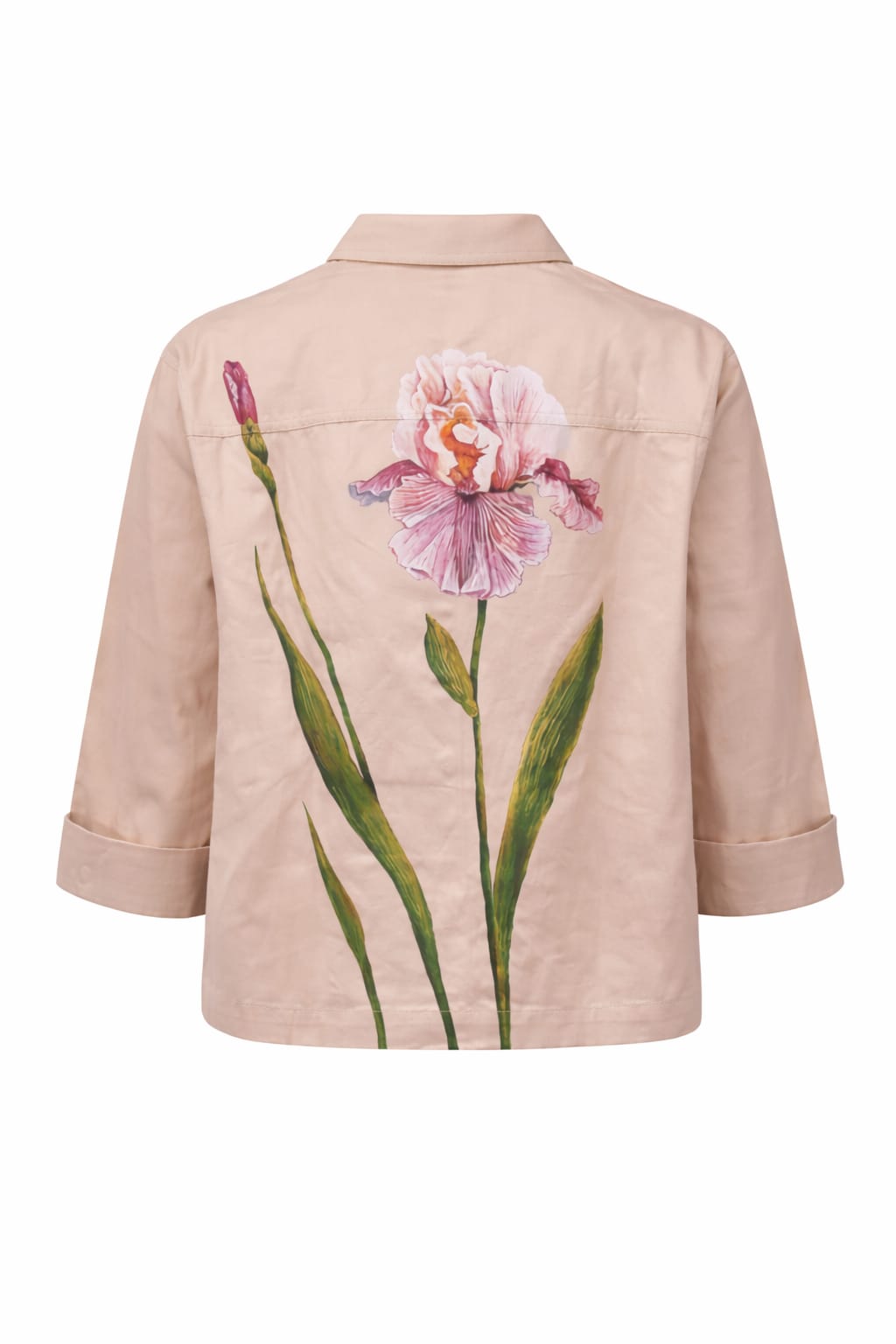 SHACKET WITH PRINTED BACK GRAPHIC