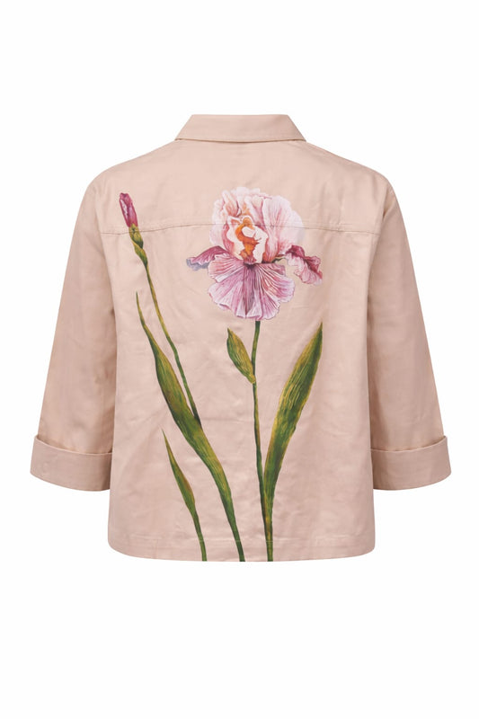SHACKET WITH PRINTED BACK GRAPHIC