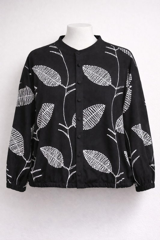 MIDNIGHT BOTANICAL CARDIGAN