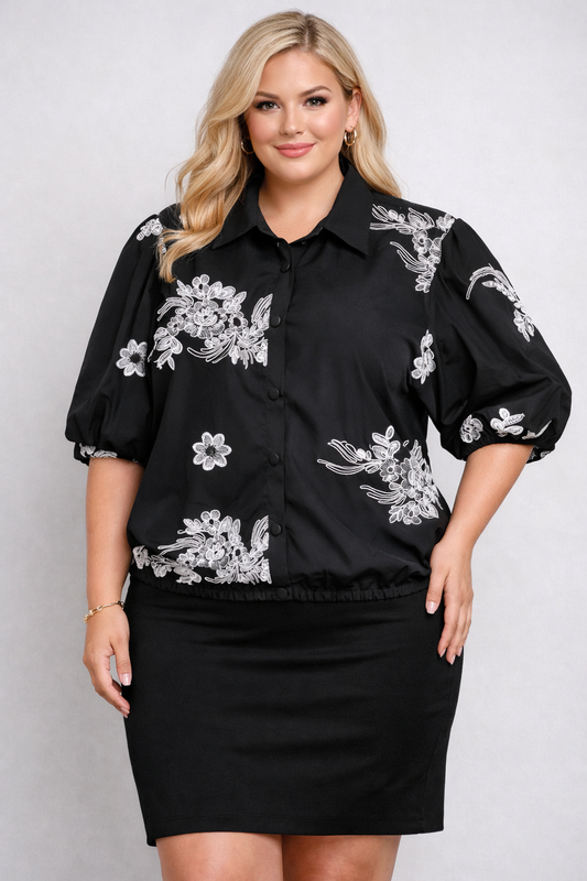 GARDEN ELEGANCE BLOUSE
