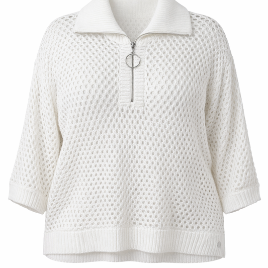 THE MARINA ZIP KNIT