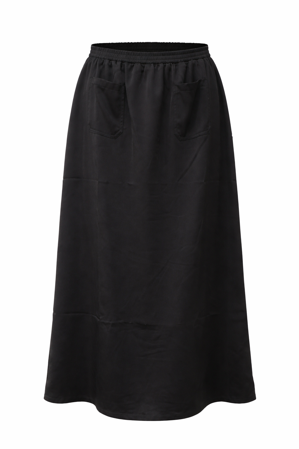 SATIN CARGO SKIRT