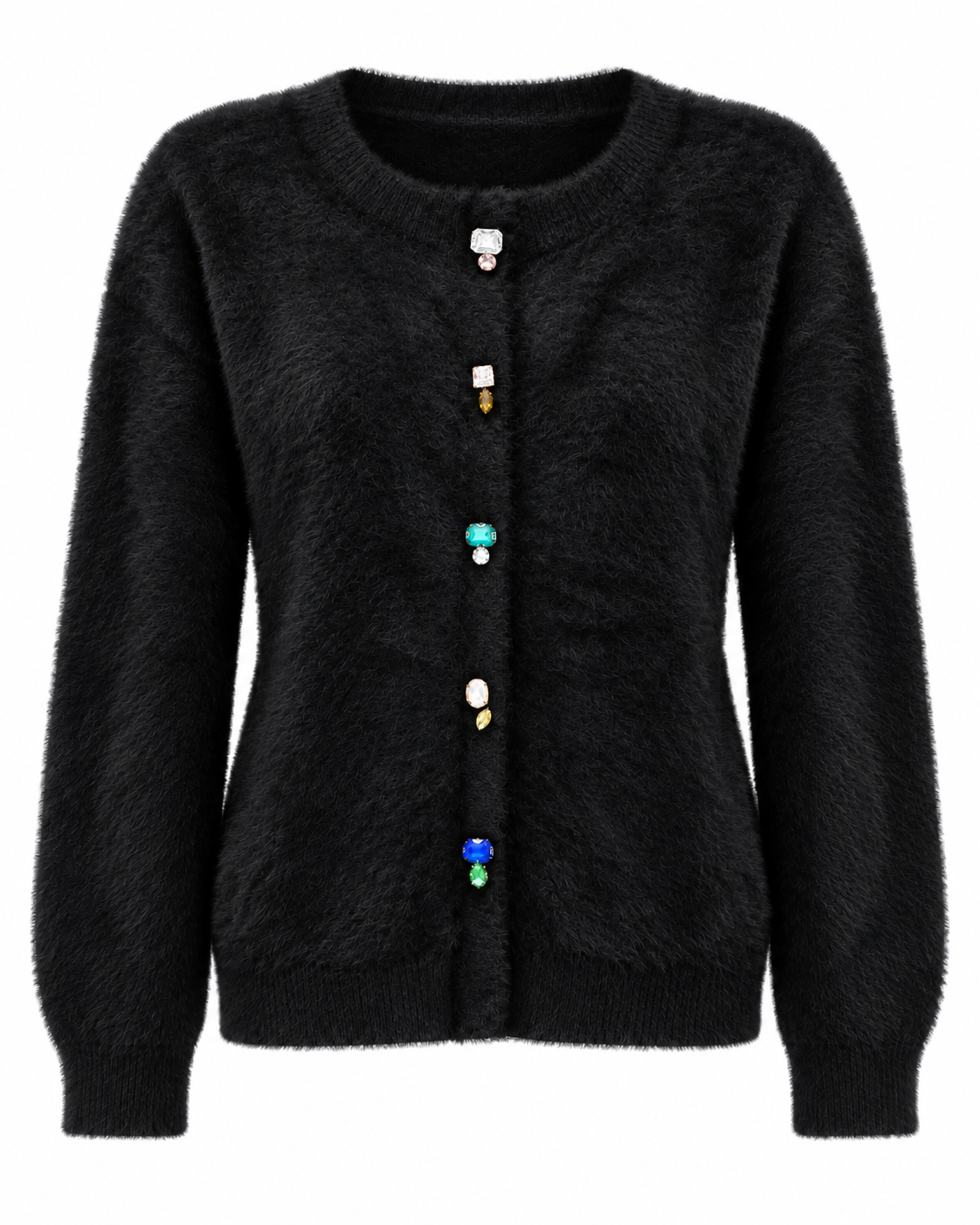 COLORED CRYSTAL CARDIGAN