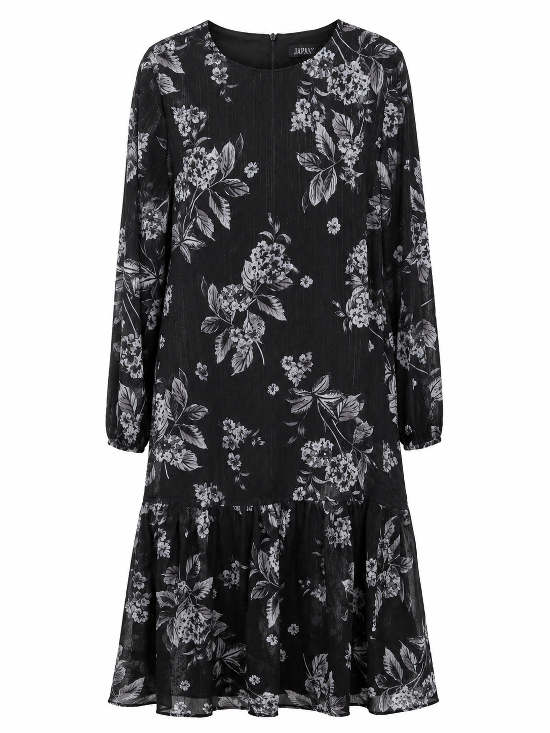 BLACK FLORAL DRESS