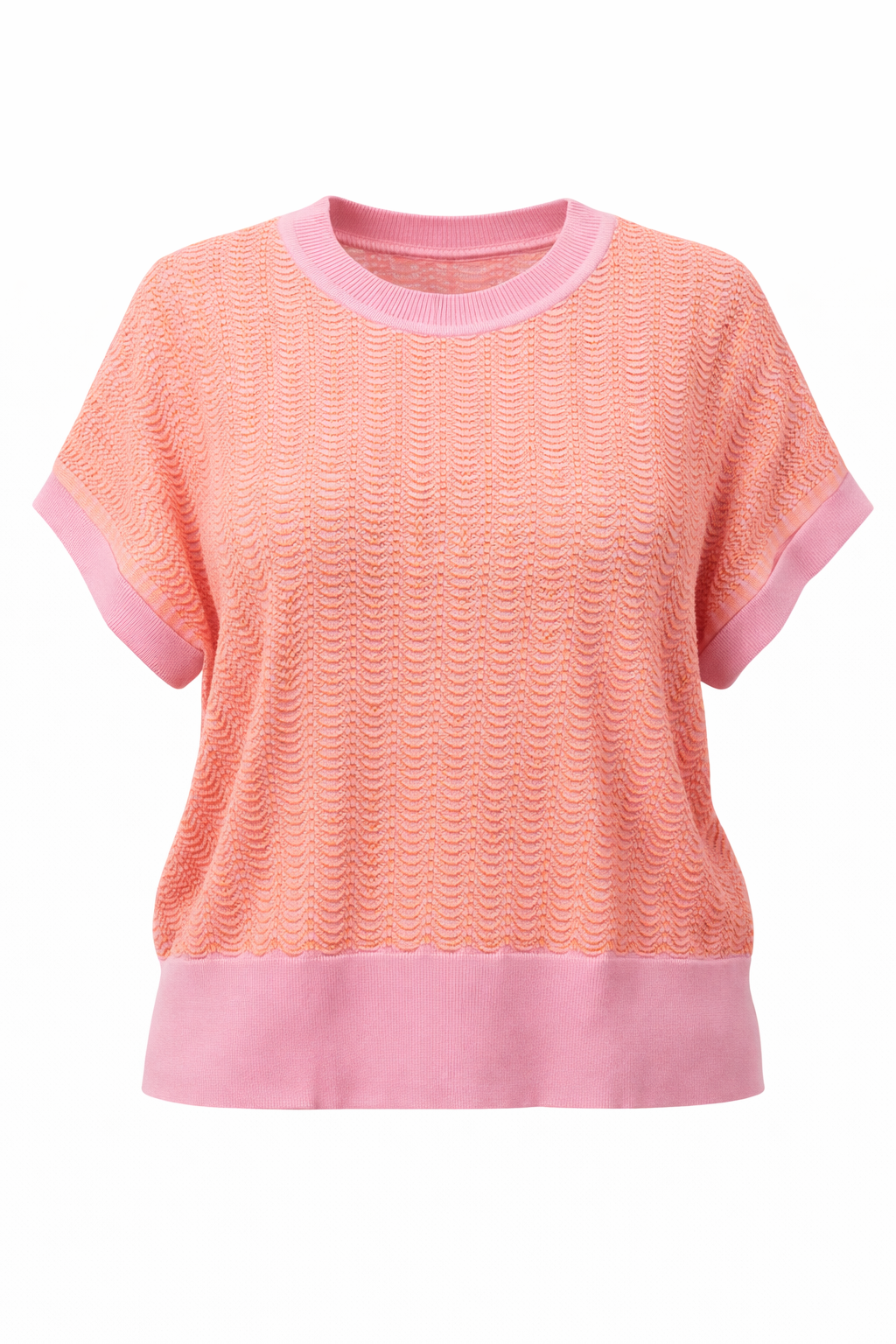 THE BLUSH WAVE KNIT TOP