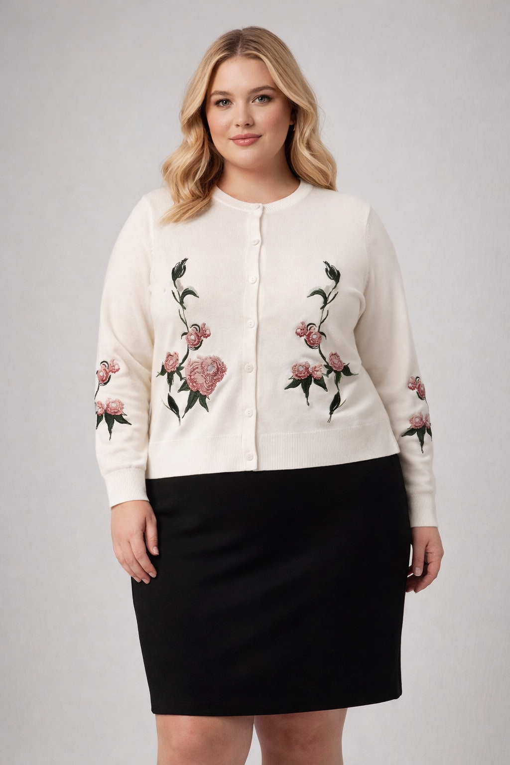 BLUSHING BLOOM CARDIGAN