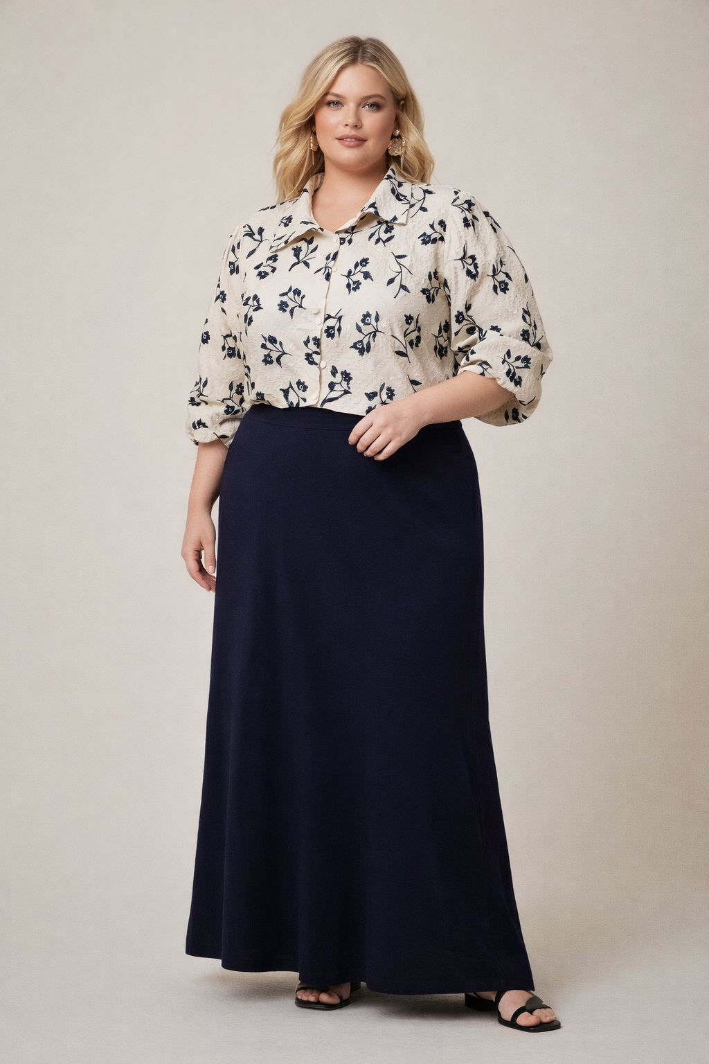 MIDNIGHT VINE BLOUSE