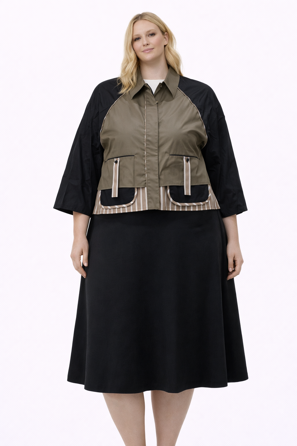 THE URBAN CONTRAST BLOUSE