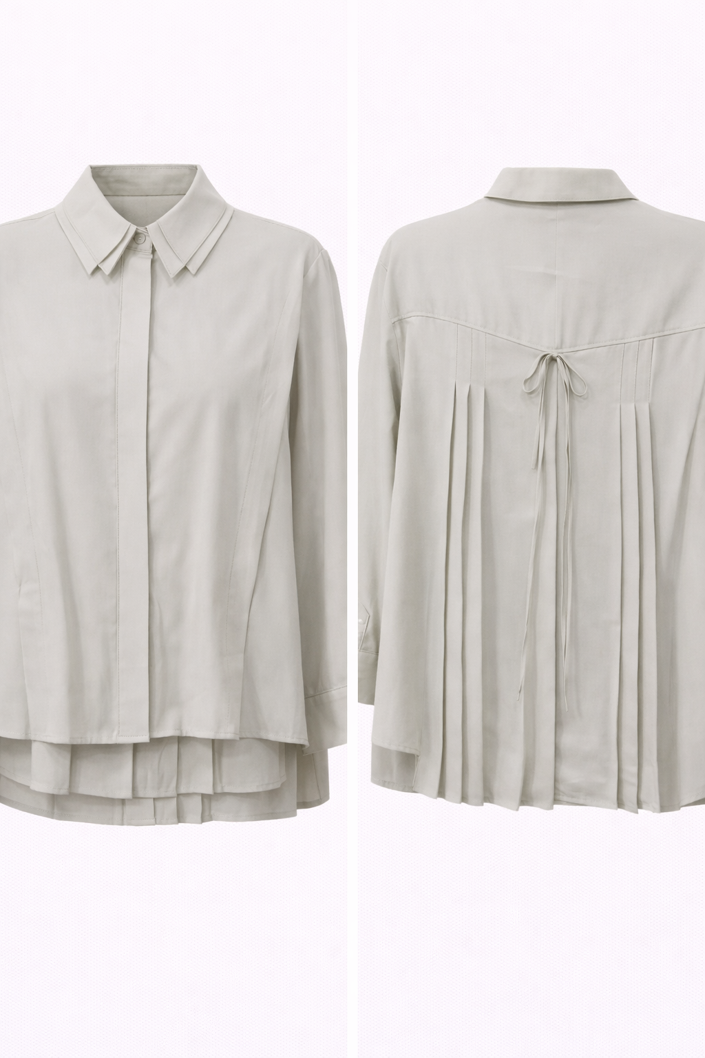 THE SOFT PLEAT BACK BLOUSE