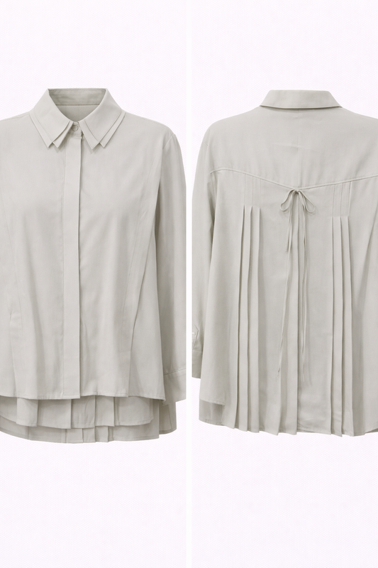 THE SOFT PLEAT BACK BLOUSE