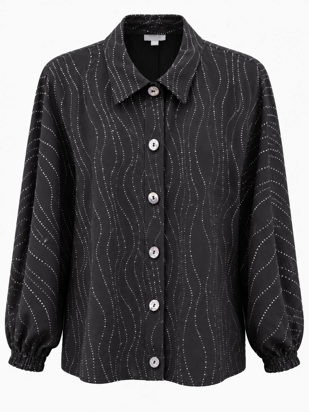 MIDNIGHT RIPPLE BLOUSE