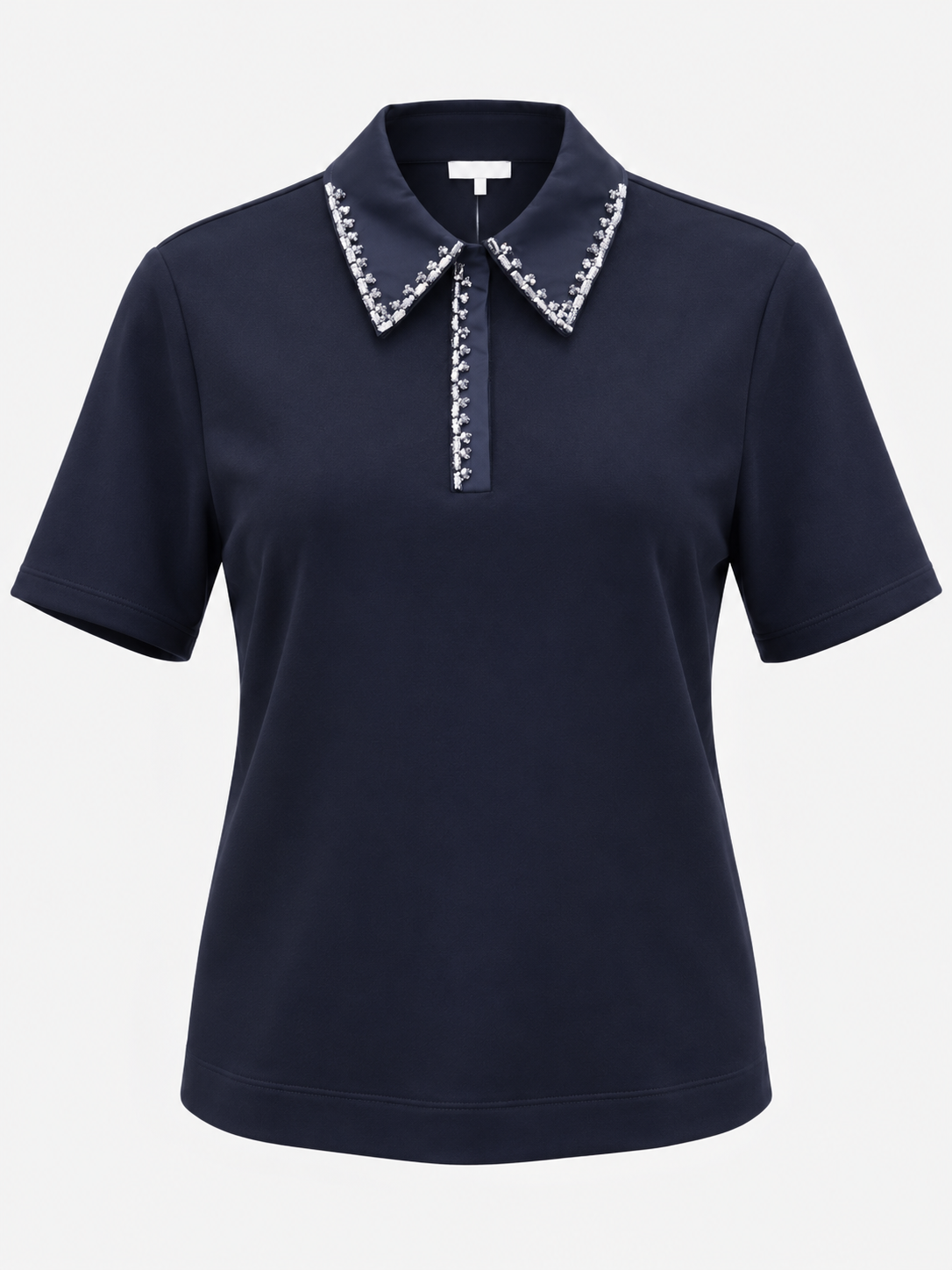 BEADED COLLAR TOP