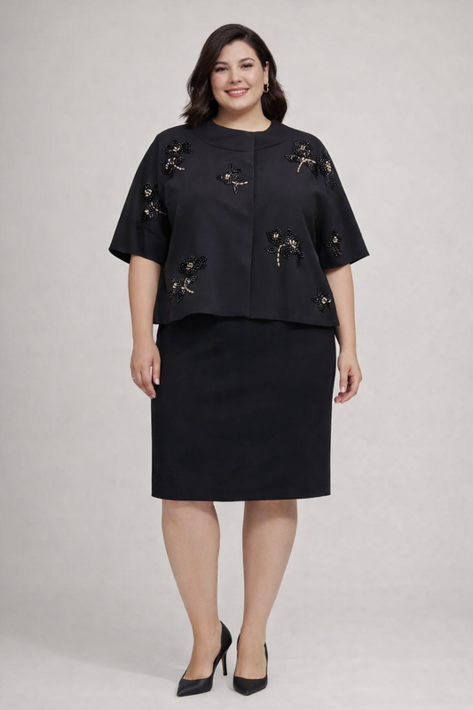 EMMA TOP WITH BEADING