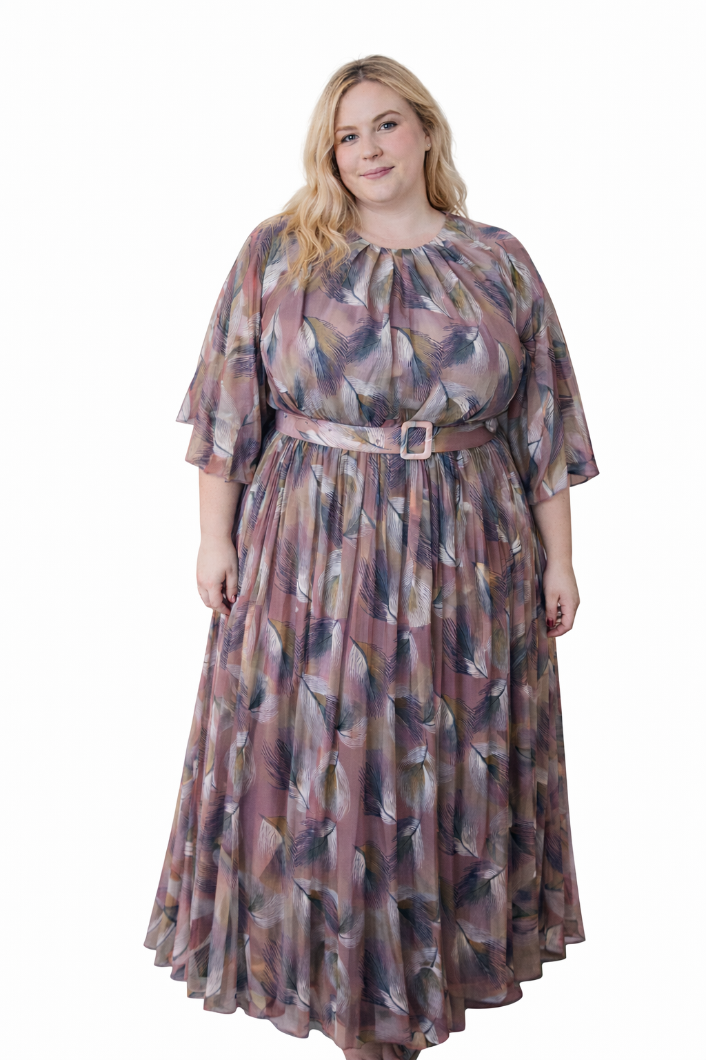 WHISPERED PETALS MAXI DRESS