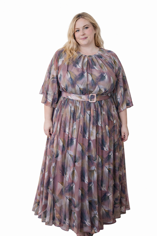 WHISPERED PETALS MAXI DRESS