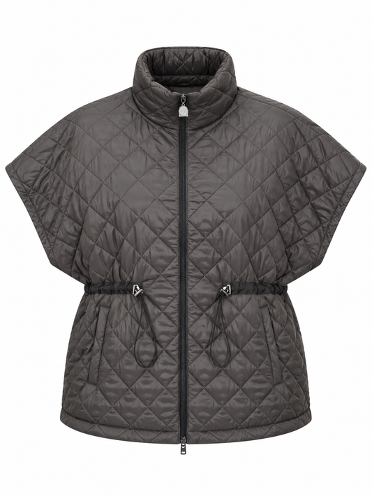 ASPEN QUILTED CAPE JACKET