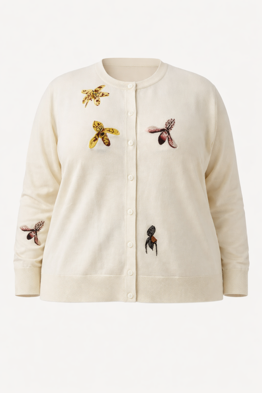 PETALS AND WINGS CARDIGAN