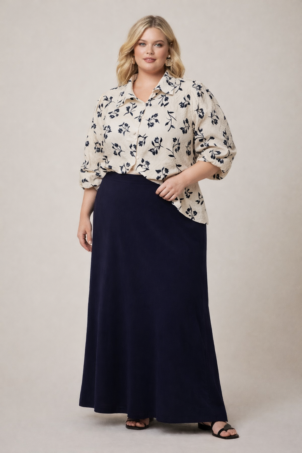 MIDNIGHT VINE BLOUSE